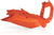 ACERBIS AIR BOX SIDE PANELS SX SXF 11-15 EXC EXCF 12-16 ORANGE