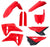 ACERBIS PLASTIC KIT HONDA CRF 250 450 RX 25 RED ORIGINAL